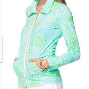 Lilly Pulitzer Get Crackin’ Leona Zip Sweatshirt